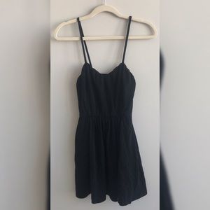 Black dress with pockets